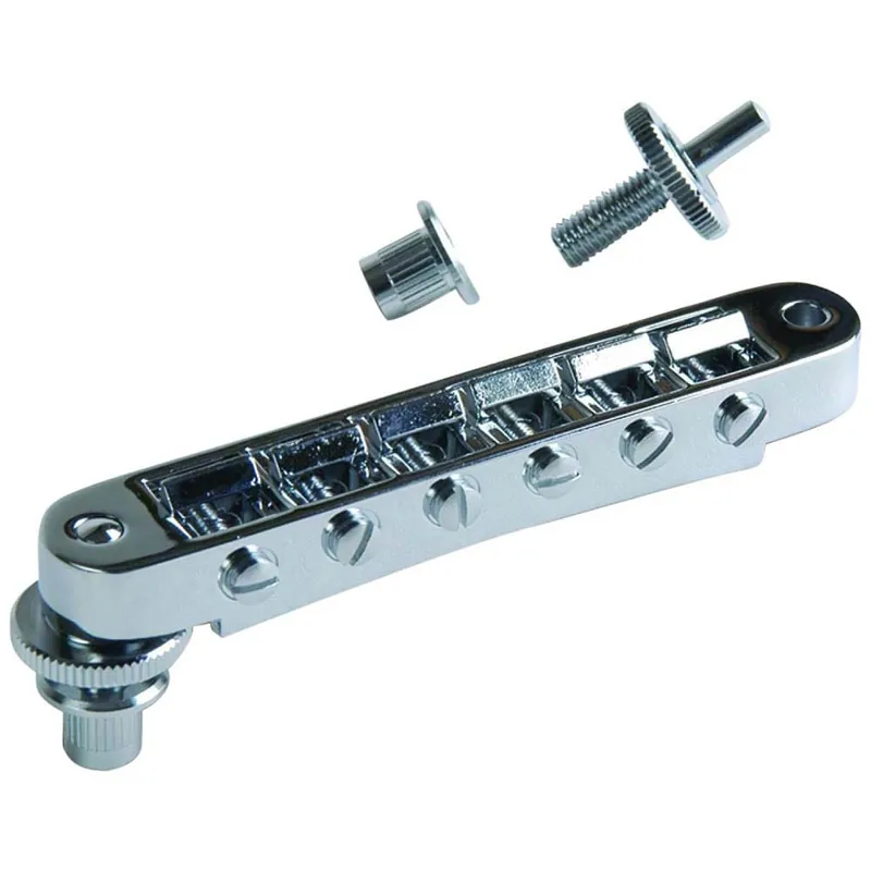 Gibson Nashville Tune-O-Matic Bridge with Full Assembly, Chrome Flash Sale