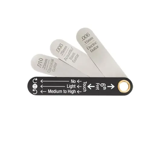 Music Nomad MN600 Precision Guitar Truss Rod Gauge Set with Pick Capo Modern