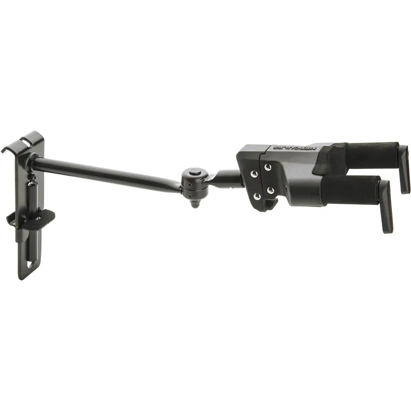 Place Order Hercules GSP50HB PLUS Auto Grip System Guitar Hanger, Gridwall Mount, Long Arm