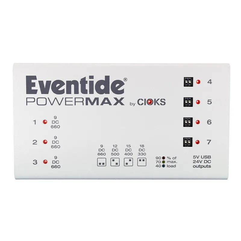 Eventide Cioks PowerMax 7-Outlet 9v-18v Pedalboard Power Supply Express Delivery