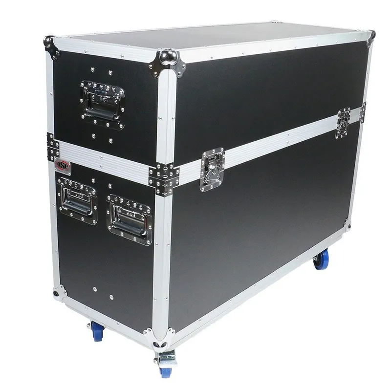 Premium OSP ATA-LED-55X2 Adjustable ATA Case for Two 55LED Screens
