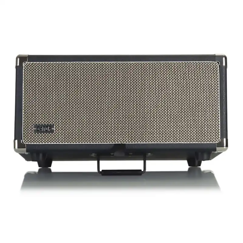 Gator Cases Retro Rack Series GR-RETRORACK-4BK Vintage Amp Vibe Rack Case, 4U Black Same Day Shipping