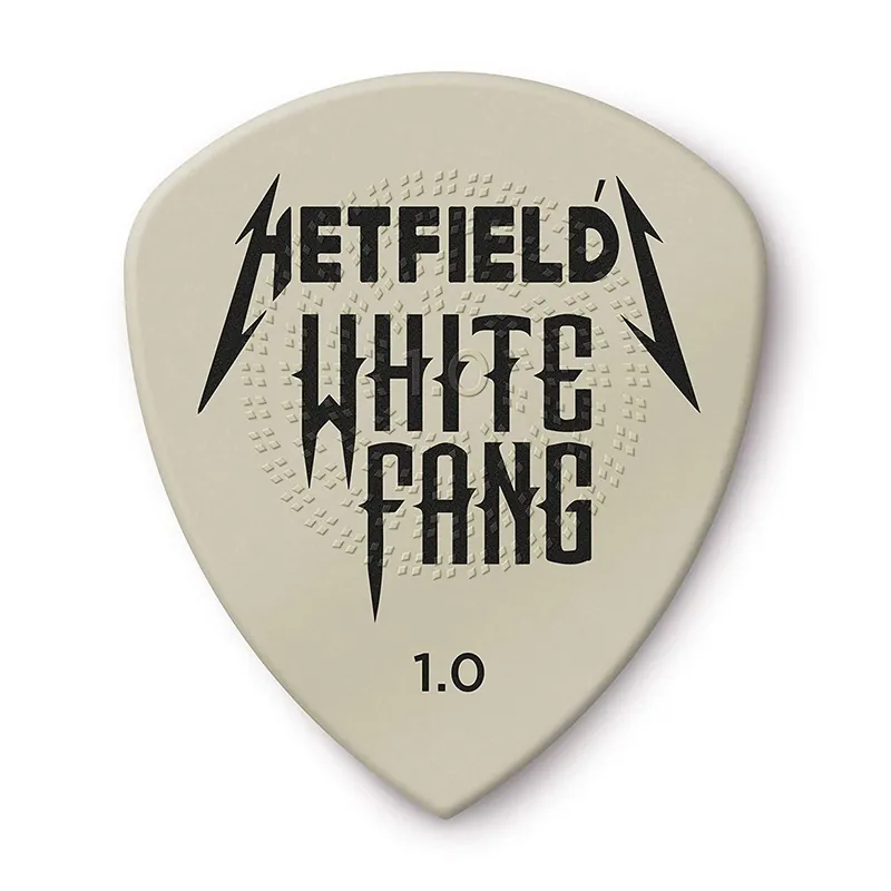 Hot Picks Dunlop PH122P100 Hetfield's White Fang Custom Flow Pick, 6-Pack, 1.00mm