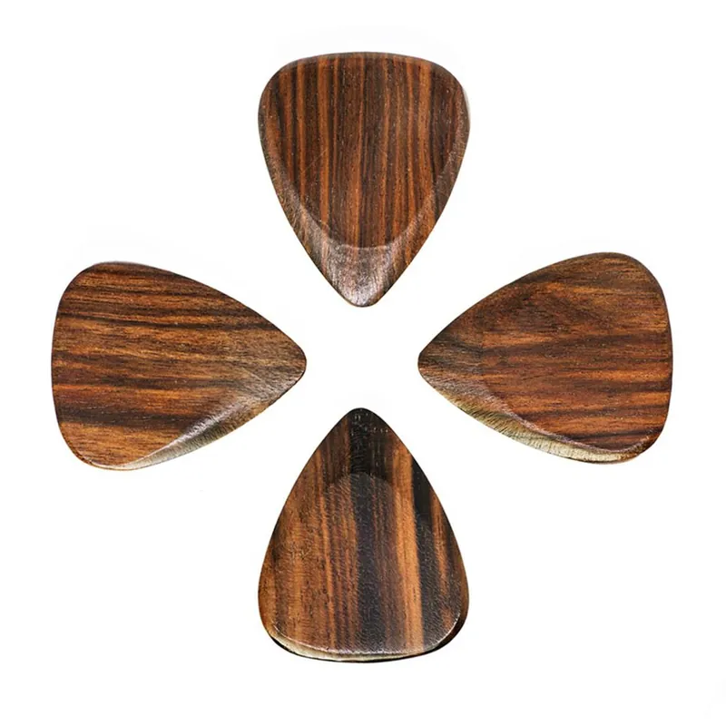Timber Tones Macassar Ebony 4-Pack Wood Guitar Picks Shop Now