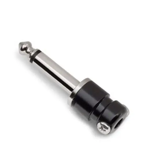 10-Pack SquarePlug SPS5BK Compact Soldered Straight 1/4'' Plug, Black While Supplies Last