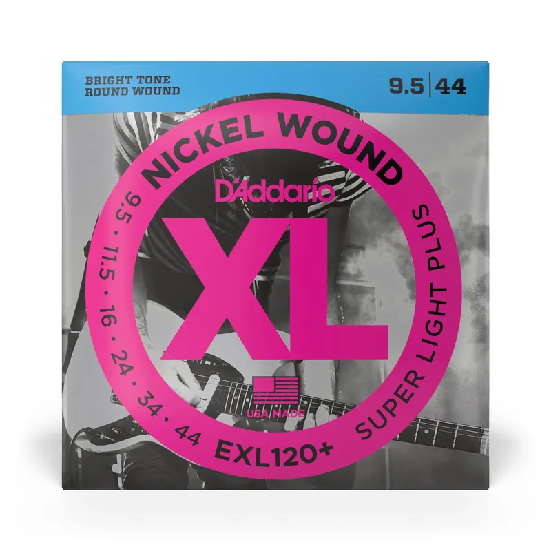Grab Now D'Addario EXL120+ Nickel Wound Electric Guitar Strings 9.5-44 Super Light Plus