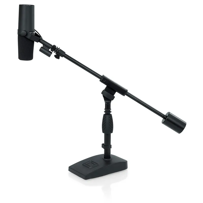 Gator FrameWorks GFW-MIC-0822 Telescoping Boom Mic Stand Podcasting & Bass Drum Hot Deal