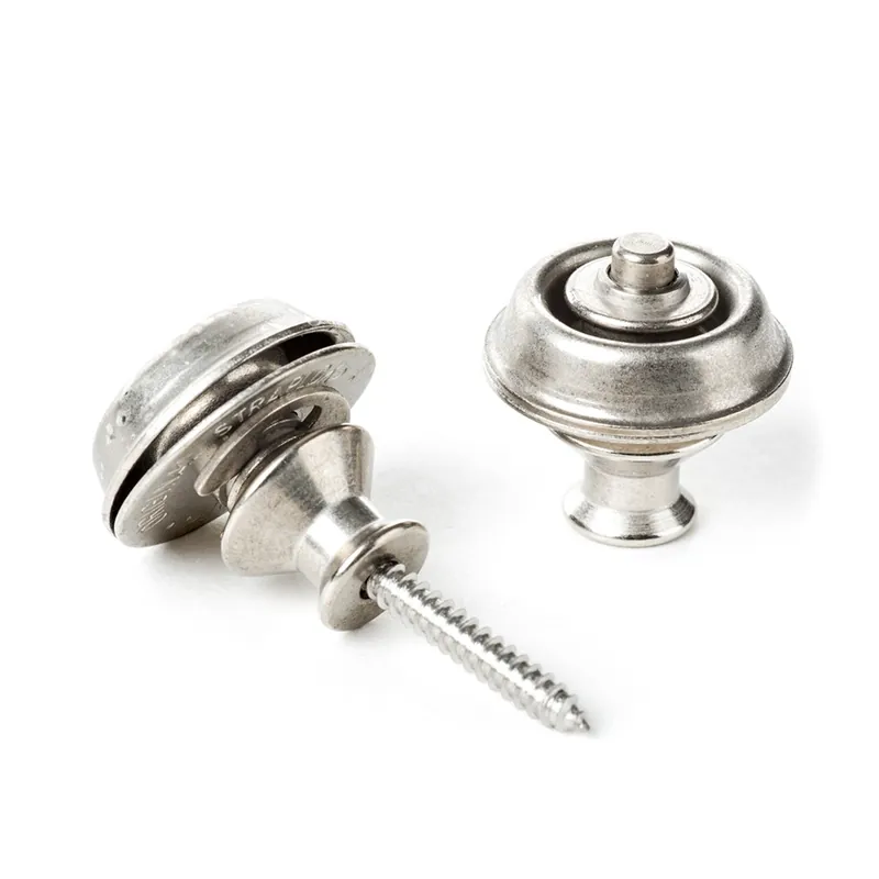 Grab Now Dunlop SLS1035VN Straplok Guitar Bass Strap Retainer System, Vintage Nickel