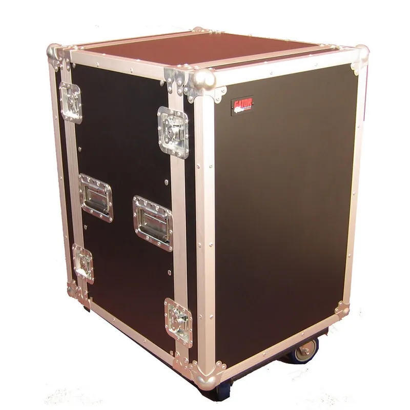 Worldwide Shipping Gator G-TOUR 16U CAST G-Tour Rack Series 16U, Standard Road Rack Case W/ Casters