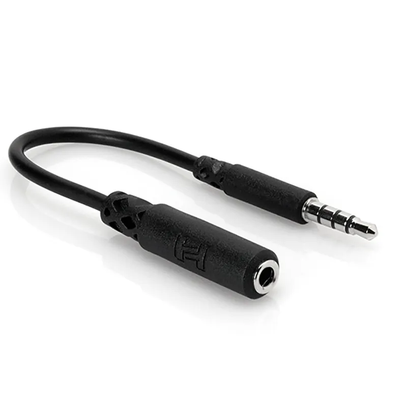 Best Choice Hosa MHE-158 Headphone Adaptor, 3.5 mm TRRS to Slim 3.5 mm TRRS