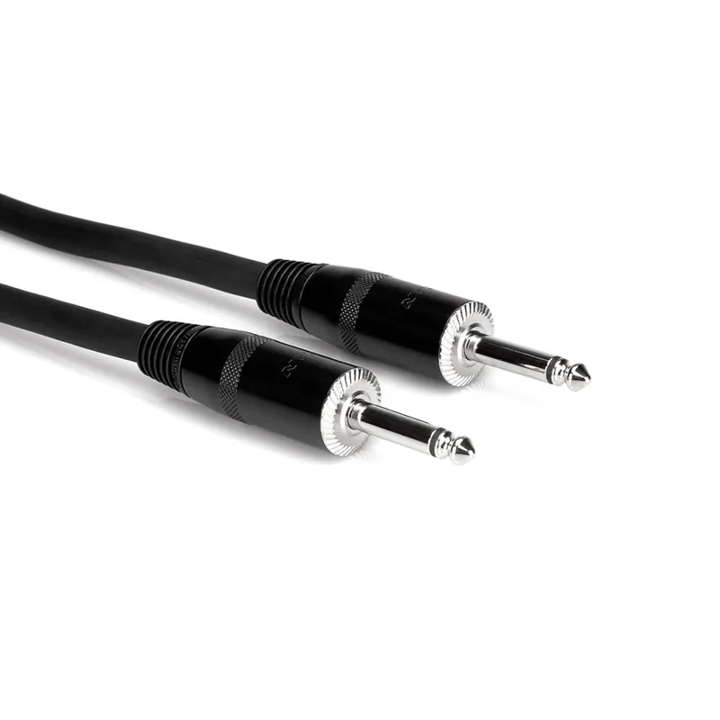 Reduced Price Hosa SKJ-403 Pro Speaker Cable, REAN 1/4 in TS to Same, 3 ft