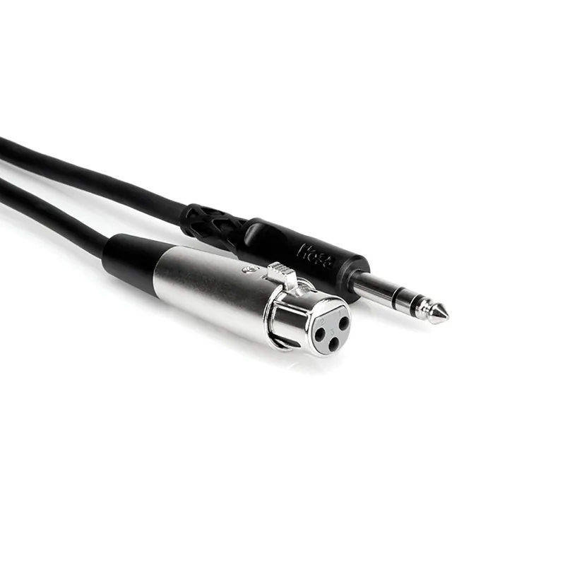 New Release Hosa STX-110F Balanced Interconnect, XLR3F to 1/4 in TRS, 10 ft