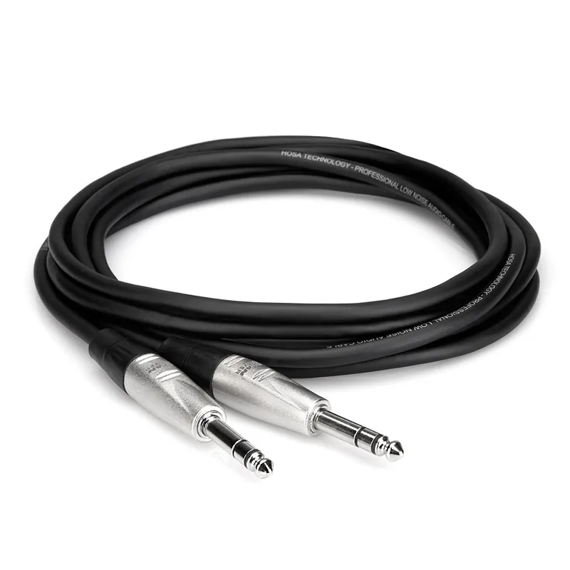 Warranty Included Hosa HSS-003 Pro Balanced Interconnect, REAN 1/4 in TRS to Same, 3 ft
