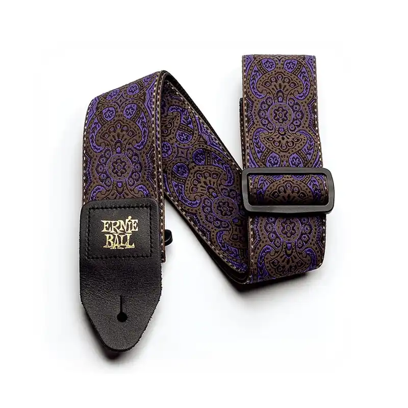 Ernie Ball 4164 Purple Paisley Jacquard Guitar Bass Strap Last Chance