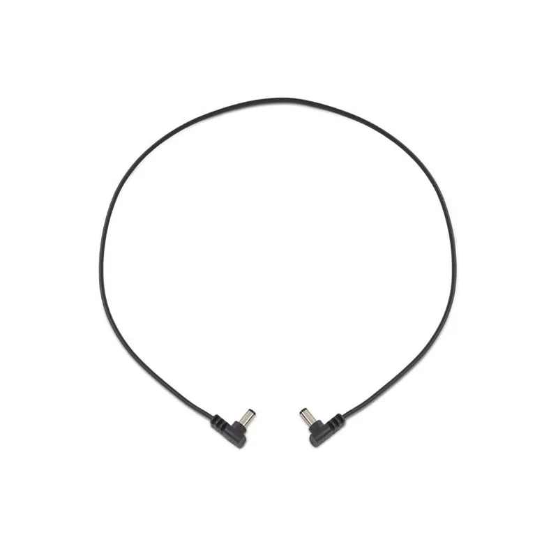RockBoard Flat Power Cable, 5.5 x 2.1, Black, 2 Feet, Right-Angle to Right-Angle Affordable