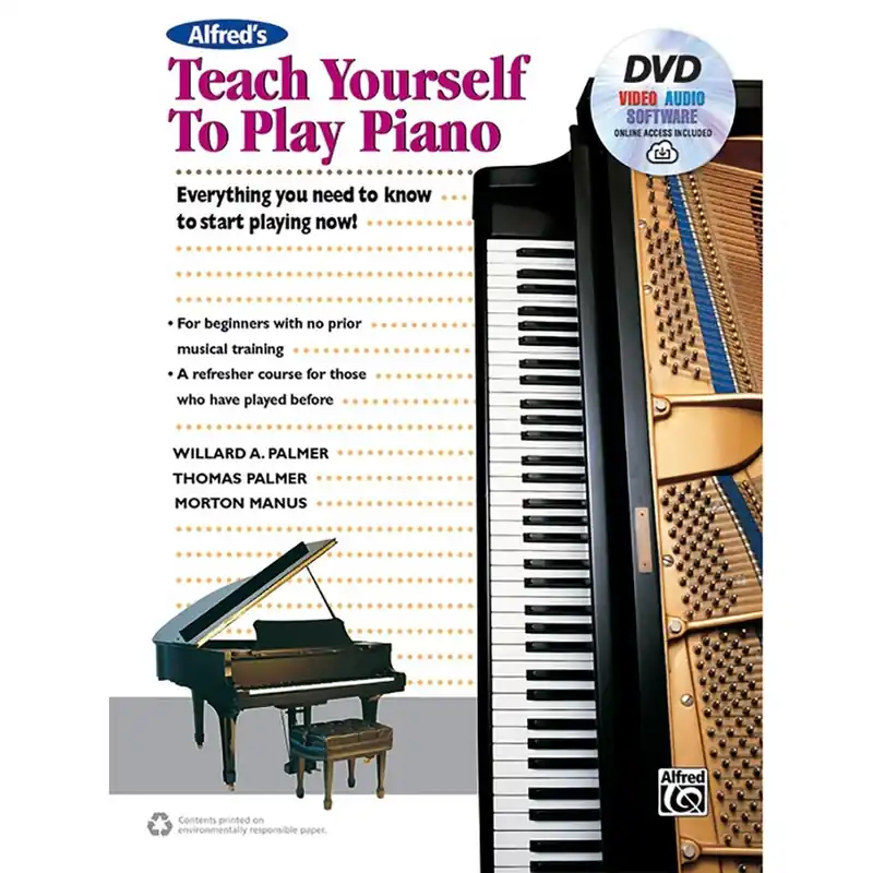 New Arrival Alfred's Teach Yourself to Play Piano - Book