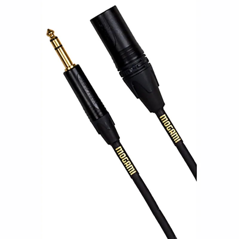 Mogami Gold 1/4TRS Male to XLR Male Cable - 6 ft Price Cut