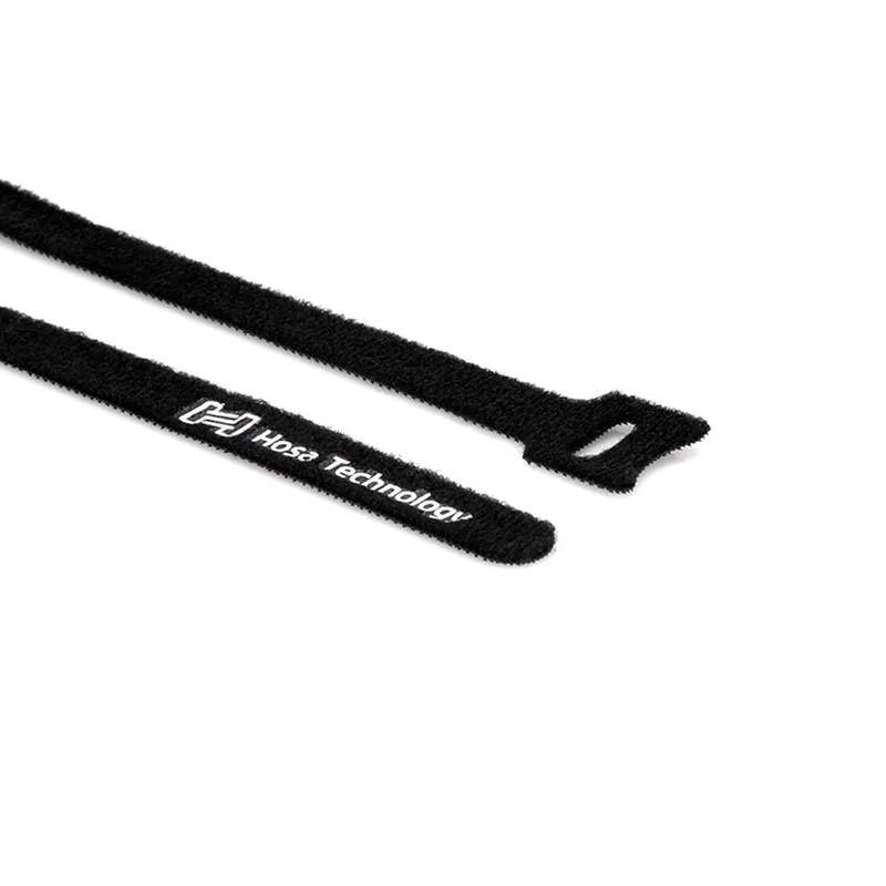 Hosa WTI-508 Cable Ties, Black Hook and Loop, 50-Pack (0.5 in x 8 in) Grab Now