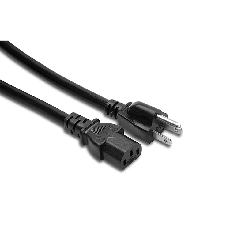 One Day Deal Hosa PWC-415 Black 14 Gauge Electrical Extension Cable with IEC Female Connector (15 ft)