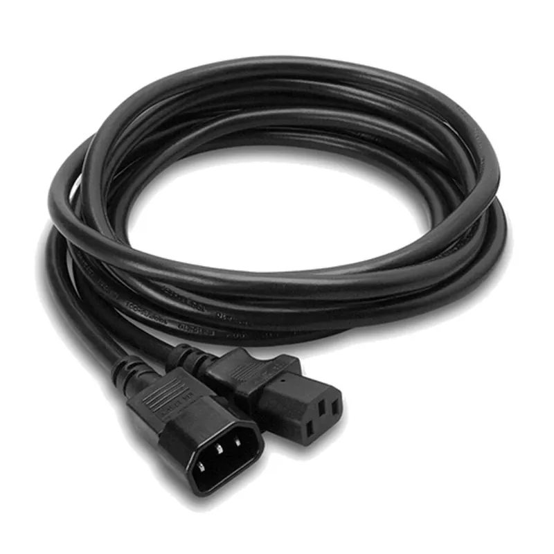 Hosa PWL-408 IEC C14 to IEC C13 Power Extension Cord 8ft Sale