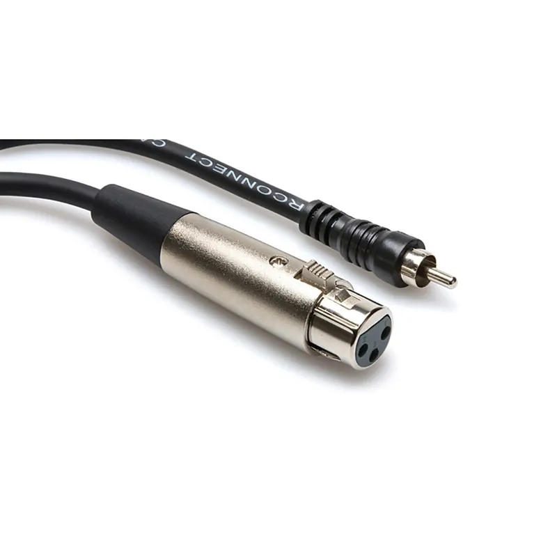 Buy Direct Hosa XRF-105 XLR Female to RCA Male Audio Interconnect Cable (5 ft)