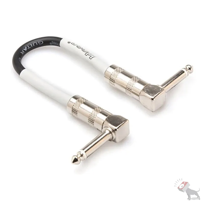Hosa CPE106 6-Inch Guitar Patch 6Cable w/ TS Right Angle Ends CPE 106 Best Price