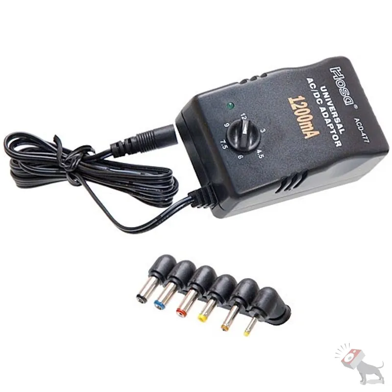 Fast Shipping Hosa Technology ACD-477 Universal Global Power Supply 1200 AC DC Adapter ACD477
