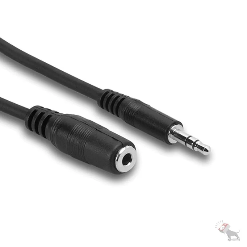 Hosa MHE-125 Headphone Extension Cable, 3.5 mm TRS to 3.5 mm TRS, 25 ft Free Shipping