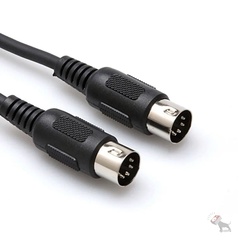 Hosa MID-303BK MIDI Cable, 5-pin DIN to Same, 3 ft Trusted Brand