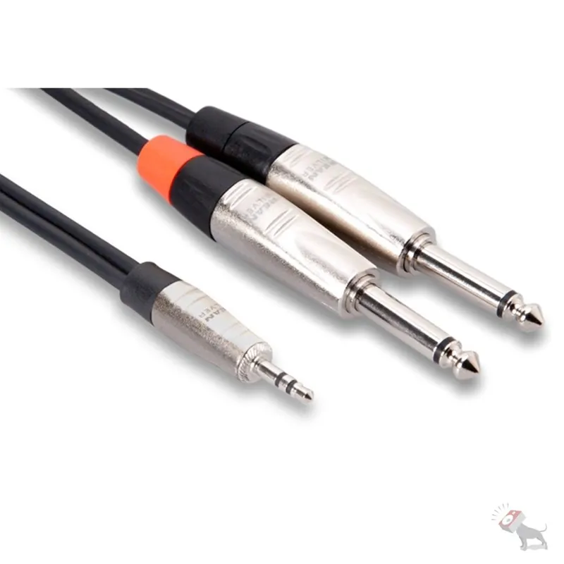 Grab Now Hosa Technology HMP-010Y 1/8TRS to Dual 1/4TS Stereo Breakout 10 feet