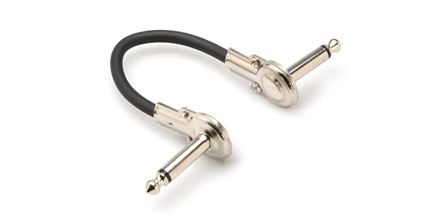 Hosa Guitar Patch Cable Low-profile Right-angle to Right-angle Same 1 ft IRG-101 Grab Now