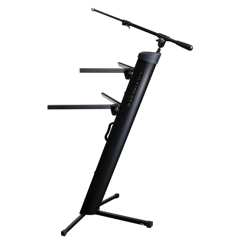 Get Yours Ultimate Support AX-48 Pro Plus APEX Series Two-Tier Portable Column Keyboard Stand with Boom & Tote