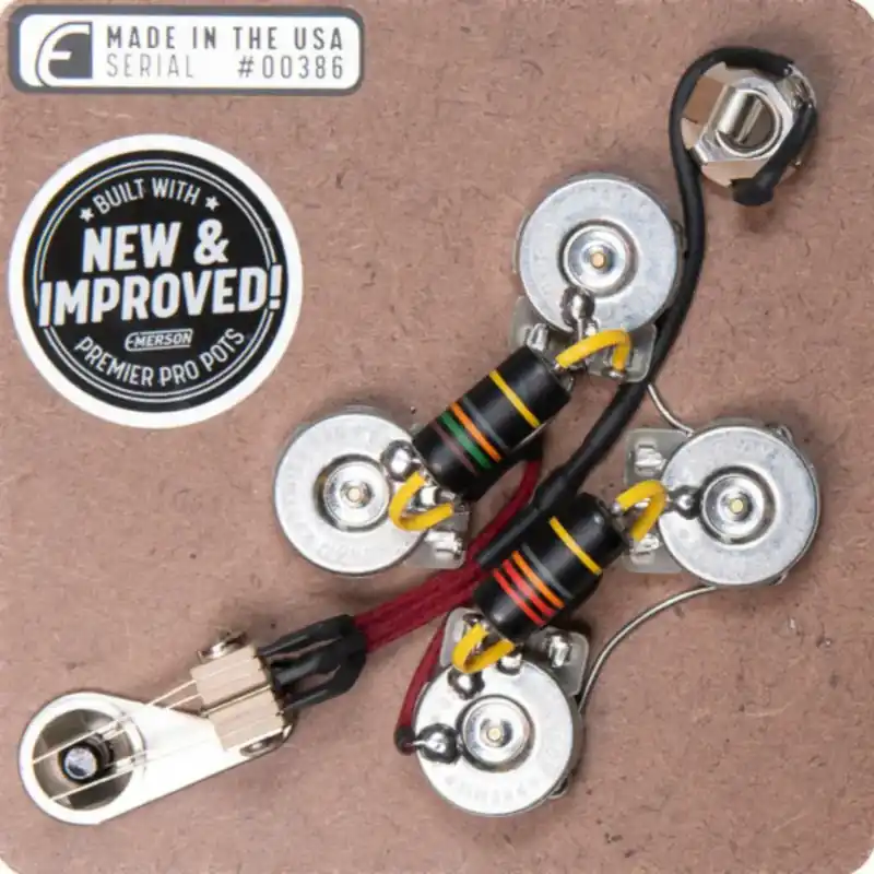 Emerson Custom SG Prewired Guitar Wiring Harness Kit Luxury