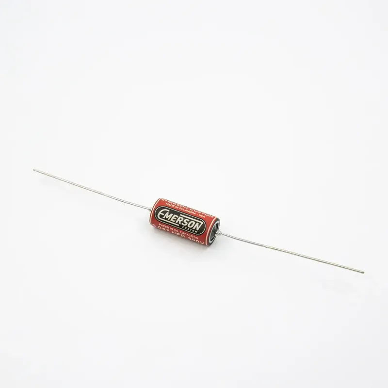 Emerson Custom 0.047uf Emerson Paper-in-Oil Tone Capacitor, Red & Cream Graphics Holiday Sale
