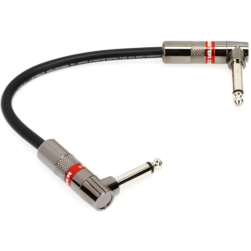 Monster Prolink Classic 8-Inch Instrument Patch Cable, 8Right Angle to Same Discount