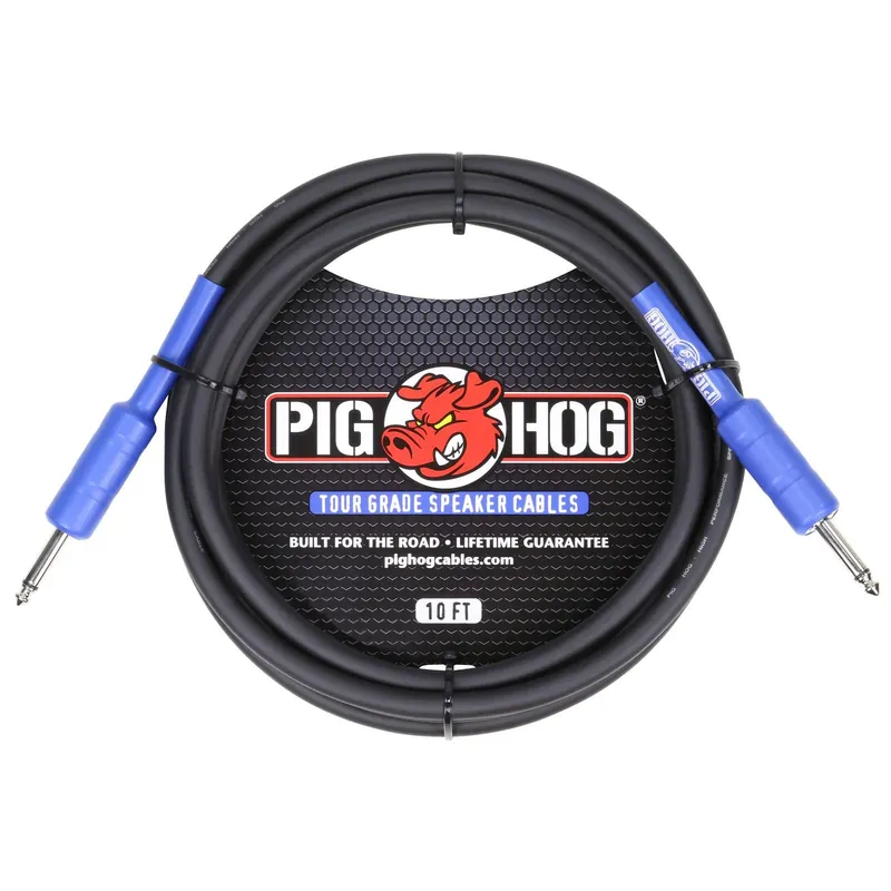 Next Day Delivery Pig Hog PHSC10 9.2mm 14 Gauge Wire Speaker Cable, 10-Foot