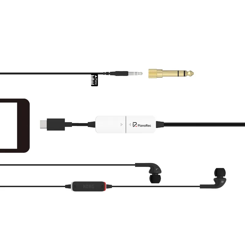 Korg PianoRec Digital Piano Recorder Adapter with Smartphone Integration No Minimum Order