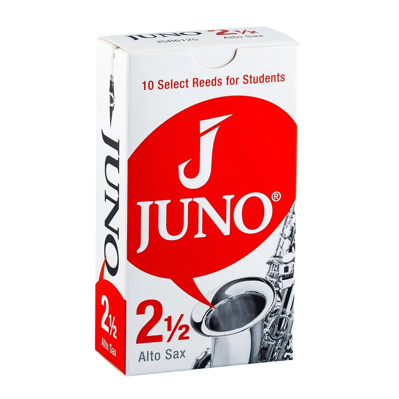 Juno JSR6125 Alto Saxophone Reeds, Strength #2.5, Box of 10 Reduced Price