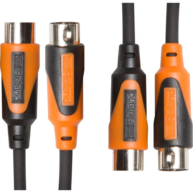 Roland RMIDI-B5-DUAL Black Series Dual MIDI Cable, Straight to Straight, 5ft Budget
