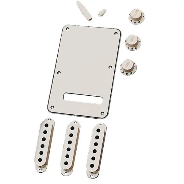 Fender Knobs & Covers Accessory Kit for Stratocaster Guitars, Parchment Deal