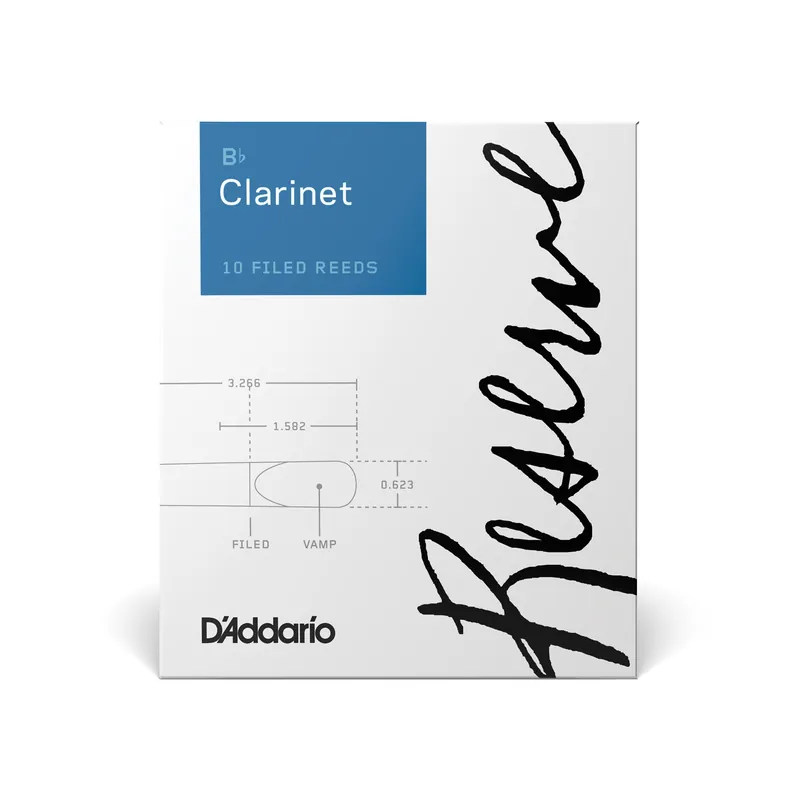 D'Addario DCR1025 Reserve Bb Clarinet Reed 10-Pack, Strength 2.5 Free Shipping