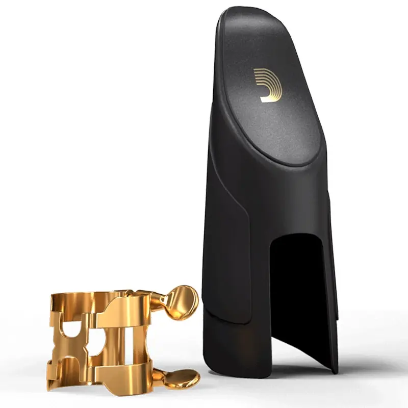 Must Have D'Addario HBS2G H-Ligature & Cap for Baritone Saxophone, Gold Plated