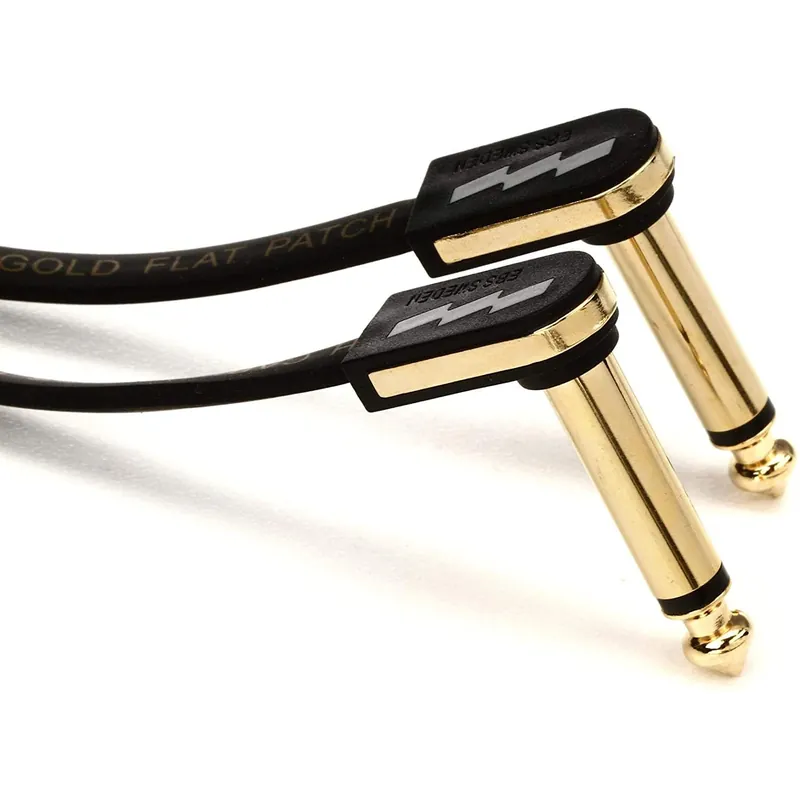 EBS PG-28 Premium Gold Flat Patch Cable, Right Angle to Same, 11.02 Inch Cheap