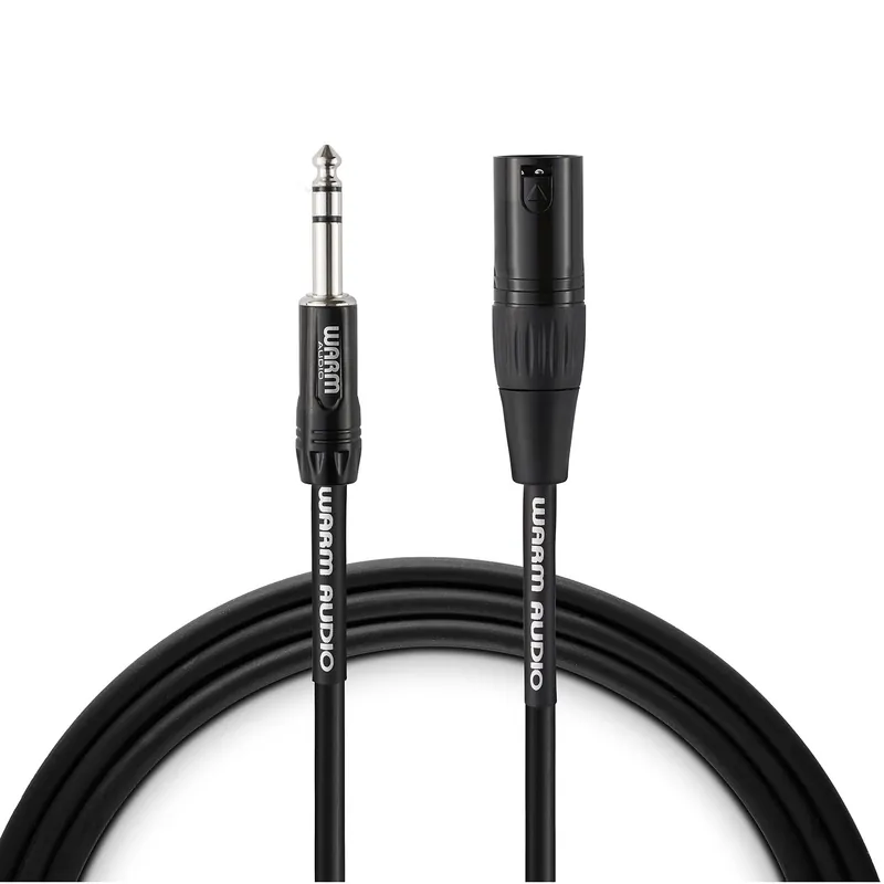 Warm Audio PRO-XLRM-TRSM-6 Pro Series Cable, XLR Male to TRS Male, 6' Budget