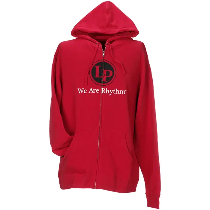 LP Latin Percussion LPWHRR Red Rhythm Hooded Sweatshirt Hoodie, Medium Holiday Sale