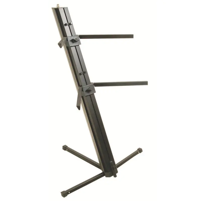 Best Seller On-Stage Stands KS9102 Quantum Core 2-Tier Column Keyboard Stand, Black