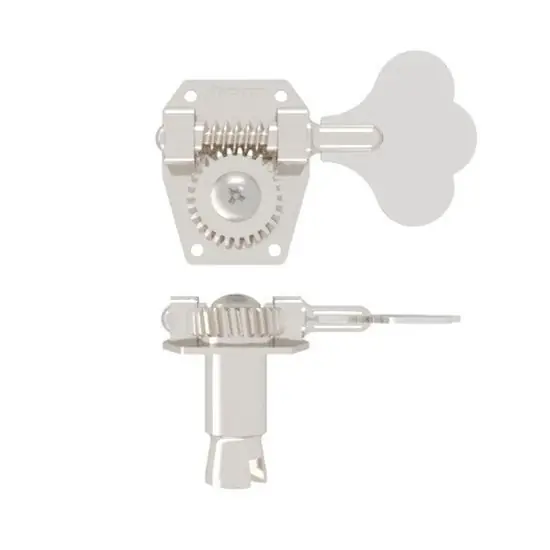 Money Back Guarantee Hipshot 20110SKN HB1 Bass Tuning Machine, Short Key, Nickel, Bass Side