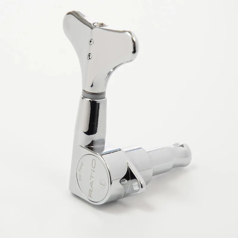 Hassle-Free Returns Graph Tech PRB-5500-C0 Ratio Tuning Machine Set, 5-In-Line Bass, Y-Style, Chrome