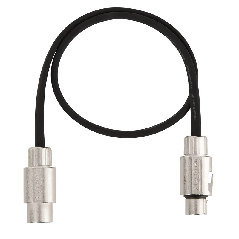 Rockboard RBO CAB F XLR 60 BK Flat XLR Cable, 60 cm / 23 , Black Limited Time