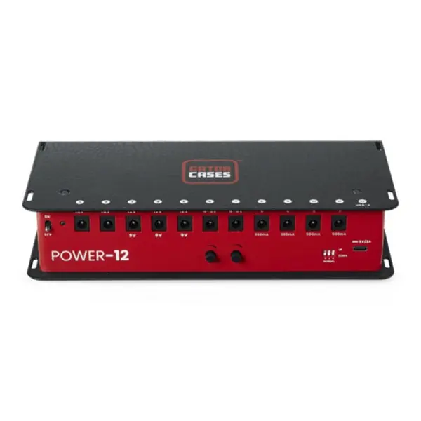 Modern Gator GTR-PWR-12 Guitar Effects Pedalboard Power Supply, 12 Outputs, 2300Ma